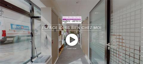 Espace Idées bien chez moi. Agirc-Arrco. Débuter la visite.